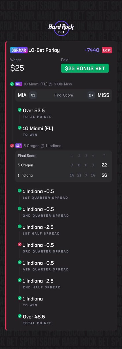 Even when I win, I lose. #IndianaFootball