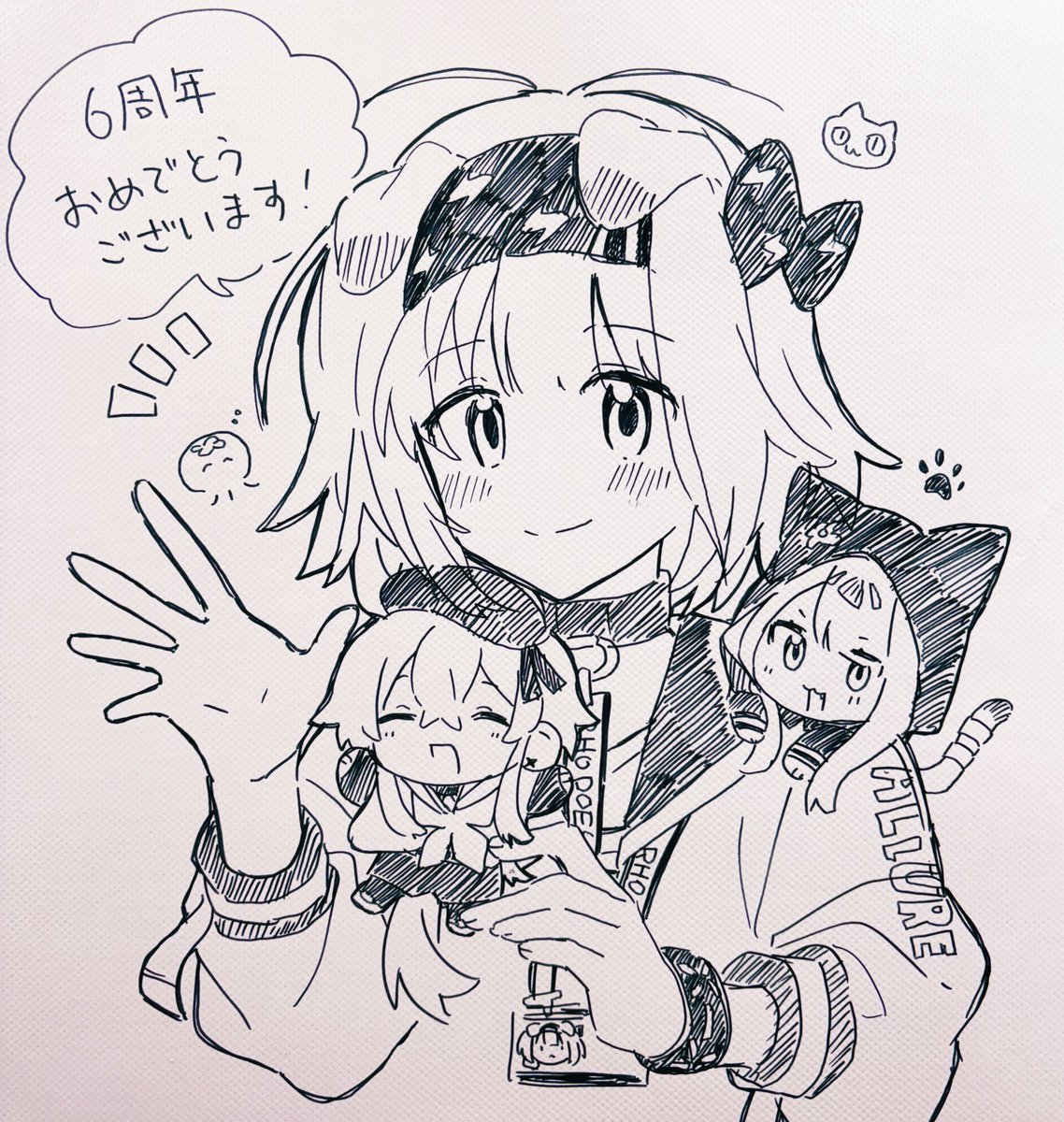 ボード描いてきた〜🐱 