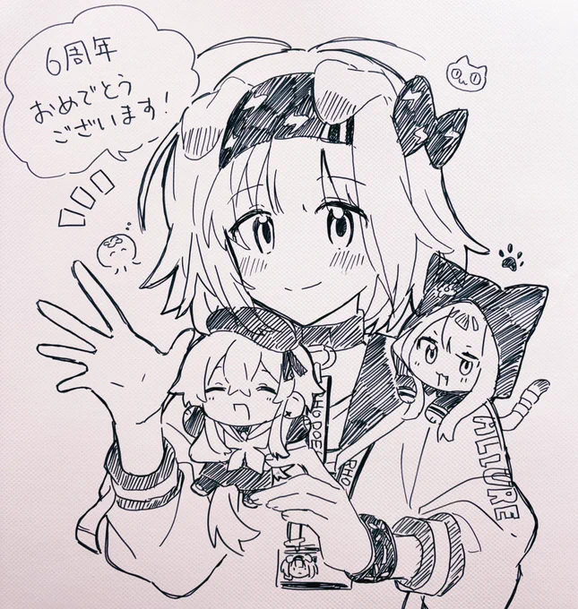 ボード描いてきた〜🐱 