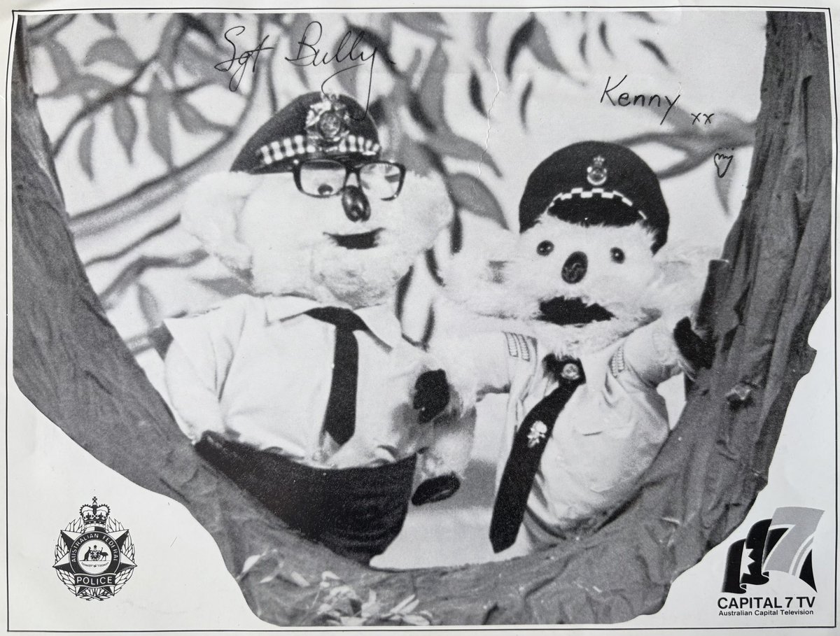 Found this cleaning my dad’s garage…. Those that know who 🐨🚔<a href="/ACTPolicing/">ACT Policing</a> #Canberra