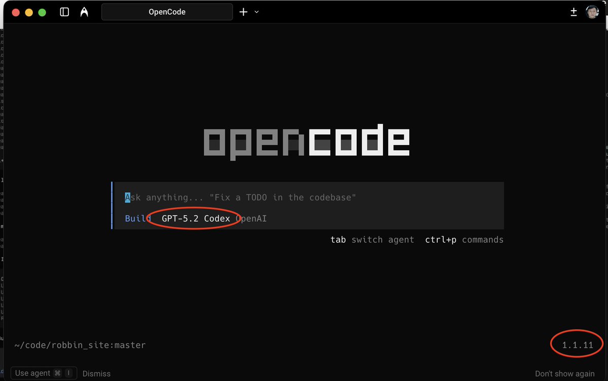太TM高效了。Anthropic的阿莫迪刚刚发疯拉黑了Opencode、Cursor这些Agent对Claude的访问，OpenAI立刻官宣和OpenCode合作，然后OpenCode光速升级到1.1.11支持OAuth登录Codex。我已经在OpenCode里面用上了Codex了。打脸来的太快。 #claudecode  #opencode
