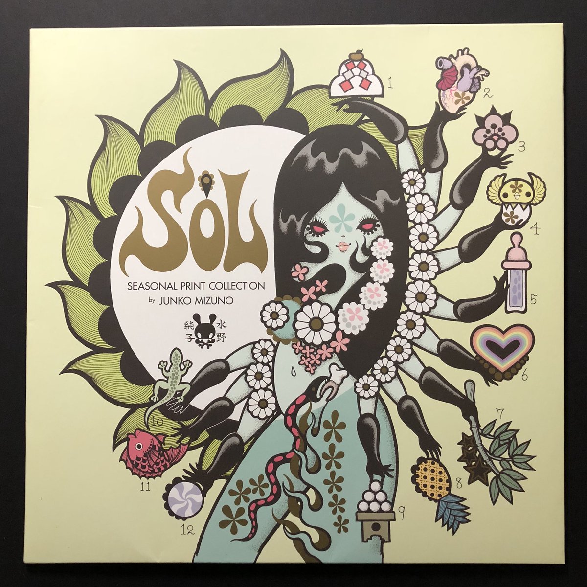 「「SOL: Seasonal Print Collection」より、日本のお正」|Junko Mizuno 水野純子のイラスト