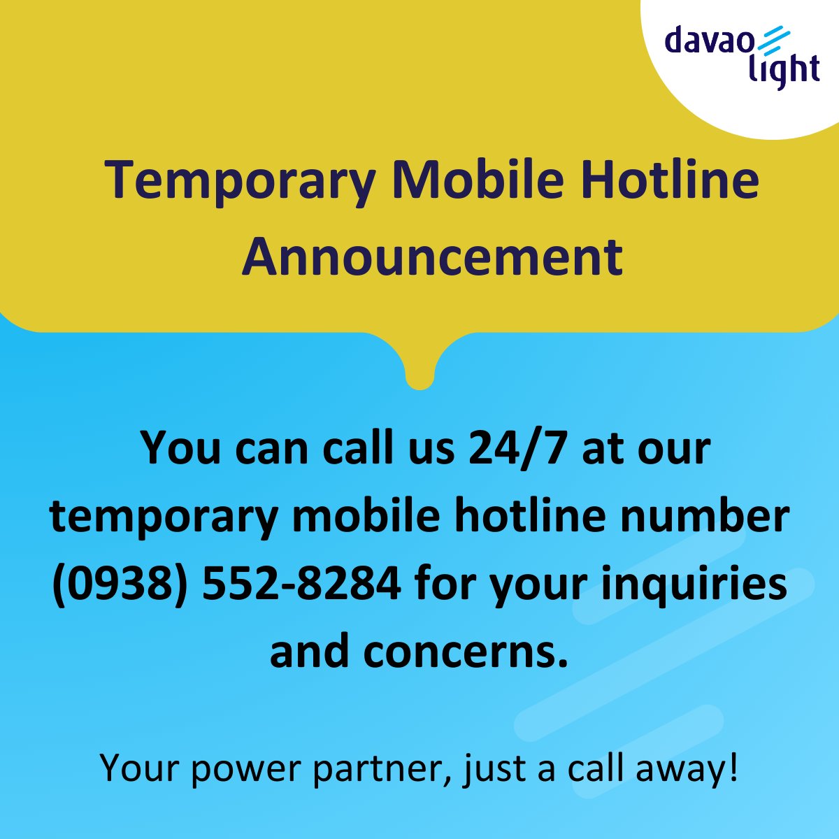 Davao Light tweet media