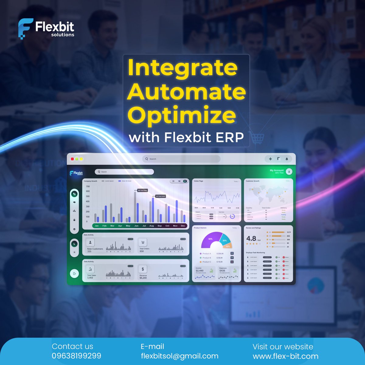 flexbit25's tweet photo. Integrate, Automate, Optimize with Flexbit Solutions.
Our services:
 ✅Custom Software
 ✅SaaS Solution
 ✅Mobile Application
 ✅Web Application
Get in touch with us:
 🌐: https://t.co/ZlBWohJOYs
 📧: flexbitsol@gmail.com
 📞: 09638199299
#flexbitsolutions #x #softwarecompany https://t.co/hYAc03LTzh