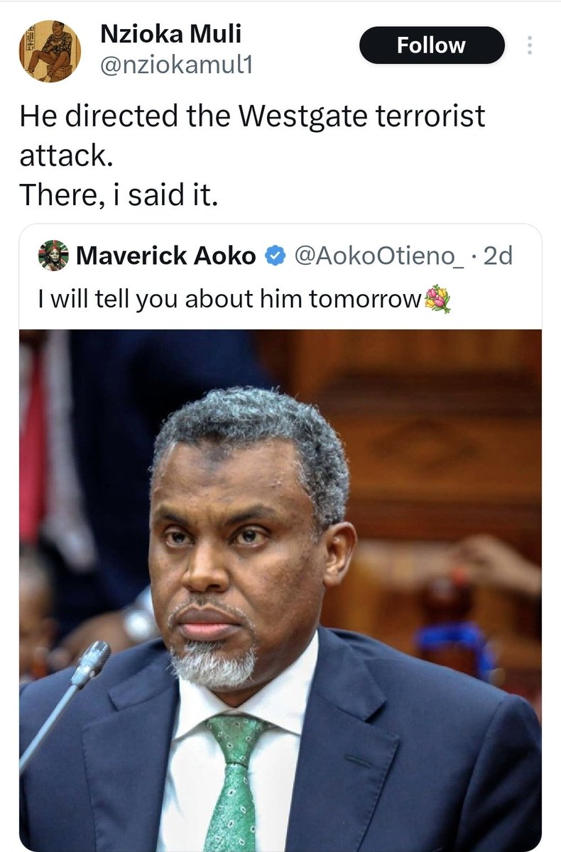 So Noordin Haji has abducted a citizen who fingered him as the brains behind the Westgate Mall Atrocity? The "terror" act was a false flag with a dual purpose:
1. To aid Uhuru Kenyatta's application not to attend his <a href="/IntlCrimCourt/">Int'l Criminal Court</a> trial
2. Give his brother the publicity to pose