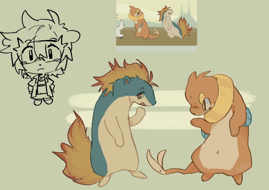 #PKMN #buizel #quilava