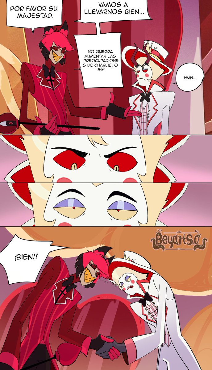 beyarts_0's tweet image. Elixir de vida 
Capítulo 3: llevemonos bien 

#alastorxlucifer #appleradio #radioapple