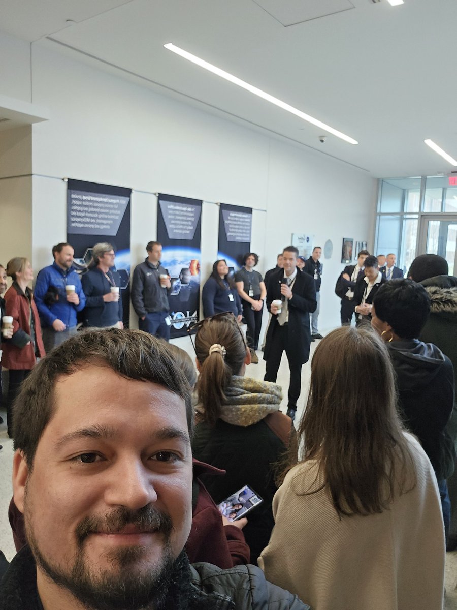 chrislgarry's tweet photo. @rookisaacman super excited to meet you! The much needed inspiration was through the roof. I still want to know what the plans are for Goddard's Center for Robotics and Space Mobility (ROMO) mentioned in appropriations when you have the chance so I can get to work 👍 🚀 https://t.co/A6VDozfYmb