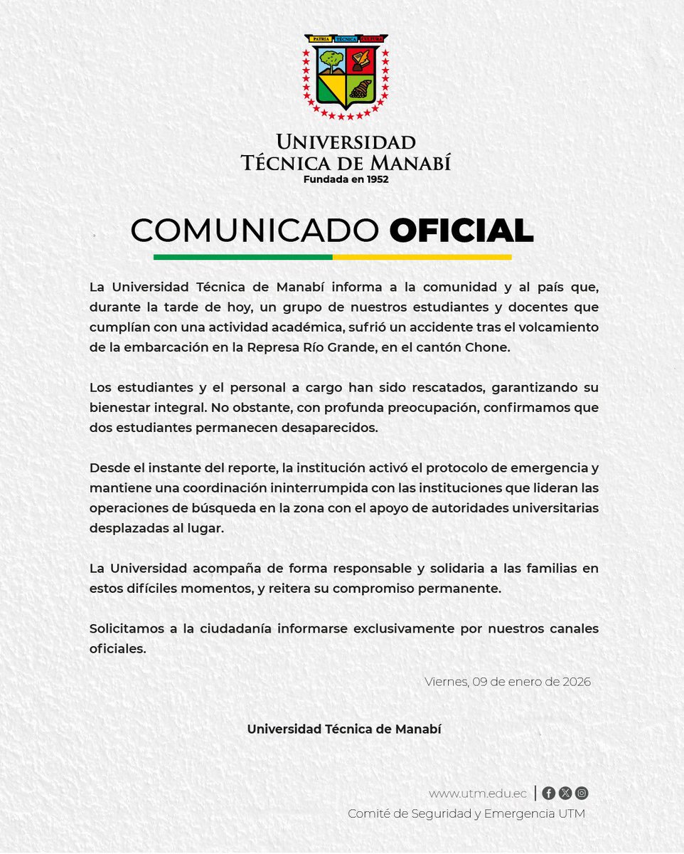 Universidad Técnica de Manabí tweet media