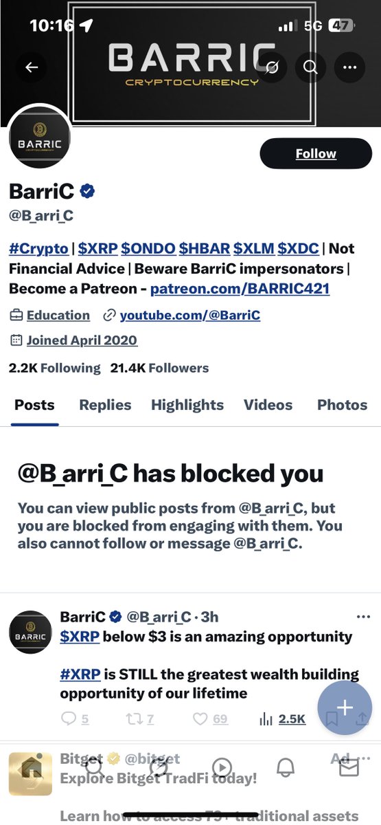 sridxy_'s tweet photo. .@B_arri_C Can't digest reality uh? 😂

The above influencer made a post predicting $XRP $1000 - $10000 which was literally an unrealistic expectation 😂

So I made a comment ⬇️

Guys this is a engagement farming post...stop 🛑 listening to these unrealistic influencers, these predictions will only make you as a exit liquidity...

FFS checkout the below calculations ⬇️🤦‍♂️

XRP @ $1000:

FDV = 100B × 1000 = $100T
MC  =  60B × 1000 =  $60T

Even the IMF would be like:
"bro chill" 💀

The above comment really triggered him, he blocked me instantly 😂

Lesson from this - ALWAYS DO YOUR OWN RESEARCH (dyor >> influencers)

Influencer was too unrealistic on below tokens too⬇️

$ONDO $XLM $XDC $HBAR 

Hashtags - #Crypto #Ripple #XRP #bitcoin