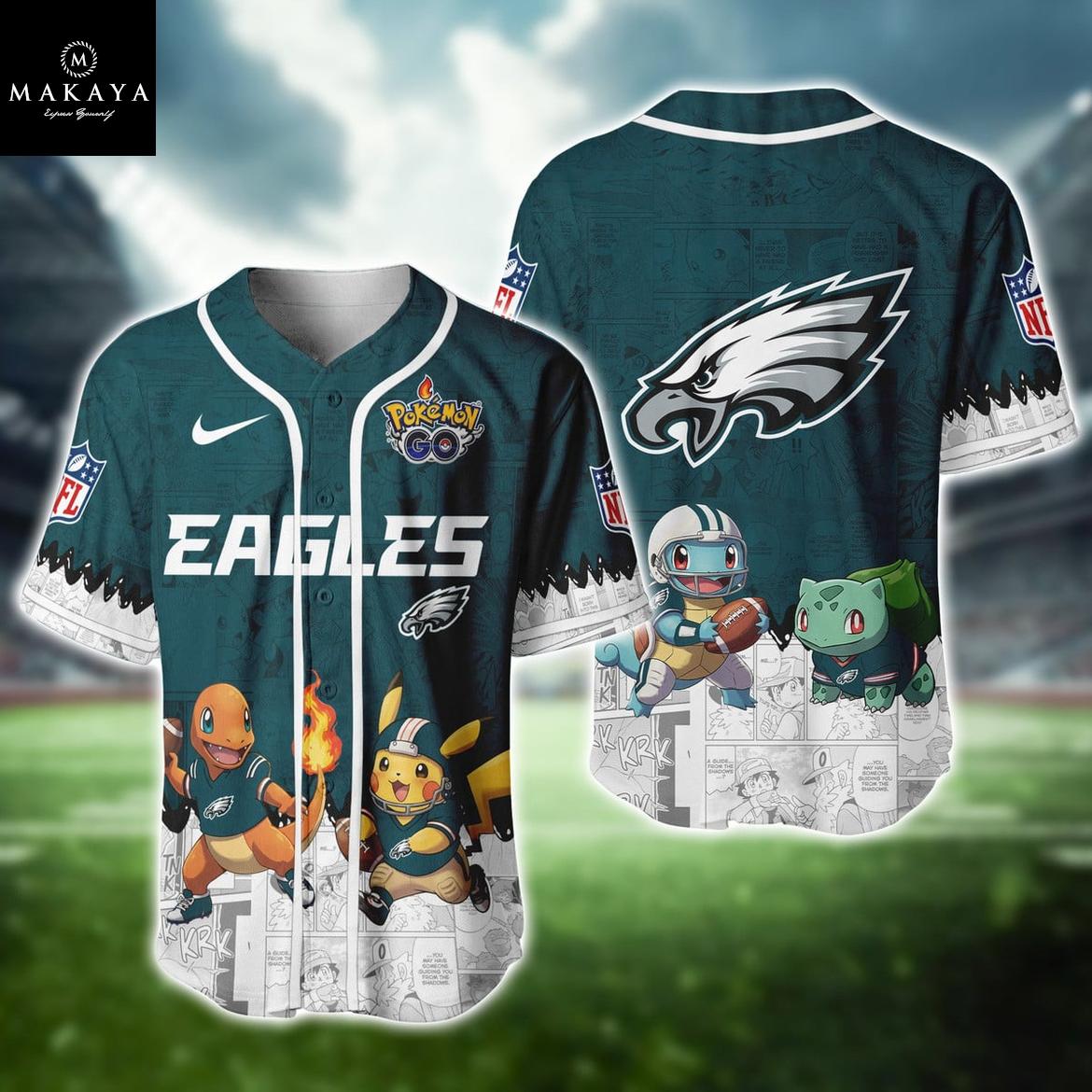 makayashirts's tweet image. Philadelphia Eagles Pokemon Trainer 2026 Personalized Baseball Jersey
View here:  makayashirts.com/product/philad…
# philadelphia eagles