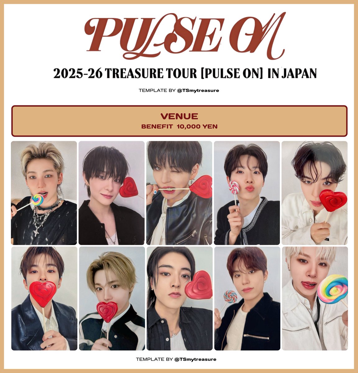 TSmytreasure's tweet image. 2025-26 TREASURE TOUR [PULSE ON] IN JAPAN

⸌̑⸍̟͂⸜͂⸝͂ VENUE  ( benefit 10,000 yen )

トレジャー  트레저 
ヒョンソク ジフン ヨシ ジュンギュ ユンジェヒョク アサヒ ドヨン ハルト ジョンウ ジョンファン