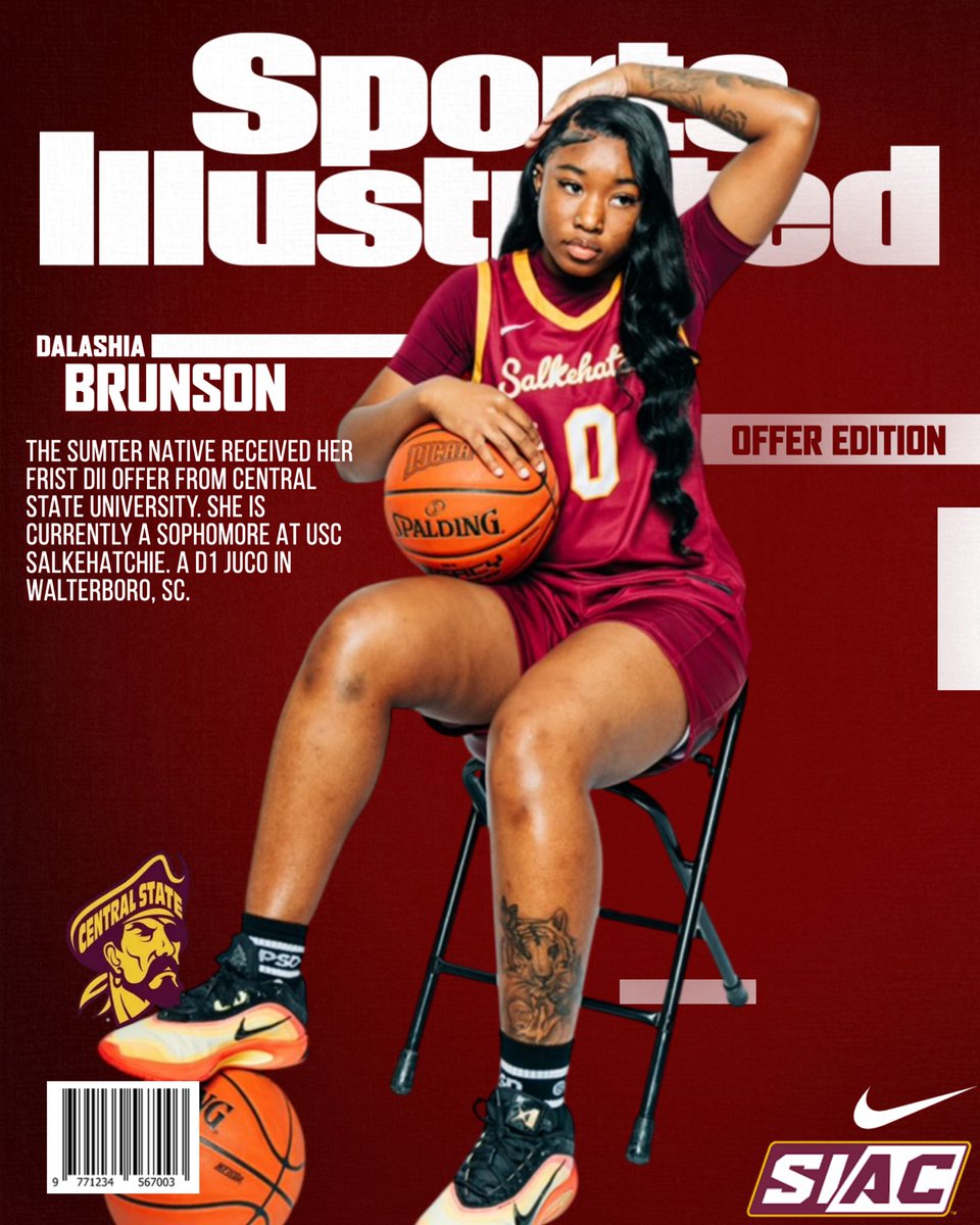 USCSalkWBB's tweet photo. 🚨 OFFER ALERT 🚨

Congratulations to our sophomore guard, Dalashia Brunson, on receiving an offer from Central State University!

So proud of your hard work and dedication—well deserved! 🤍⚡️ https://t.co/lgLt534nfR