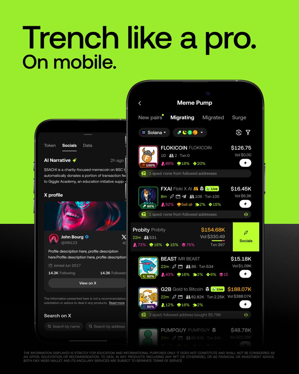 Scroll less, see more. Meme Pump now shows sentiment, AI insights, top  holders, and dev activity - all in one place. Built for mobile. Made for  speed. Try it: https://t.co/Cf1PAG6G1h
