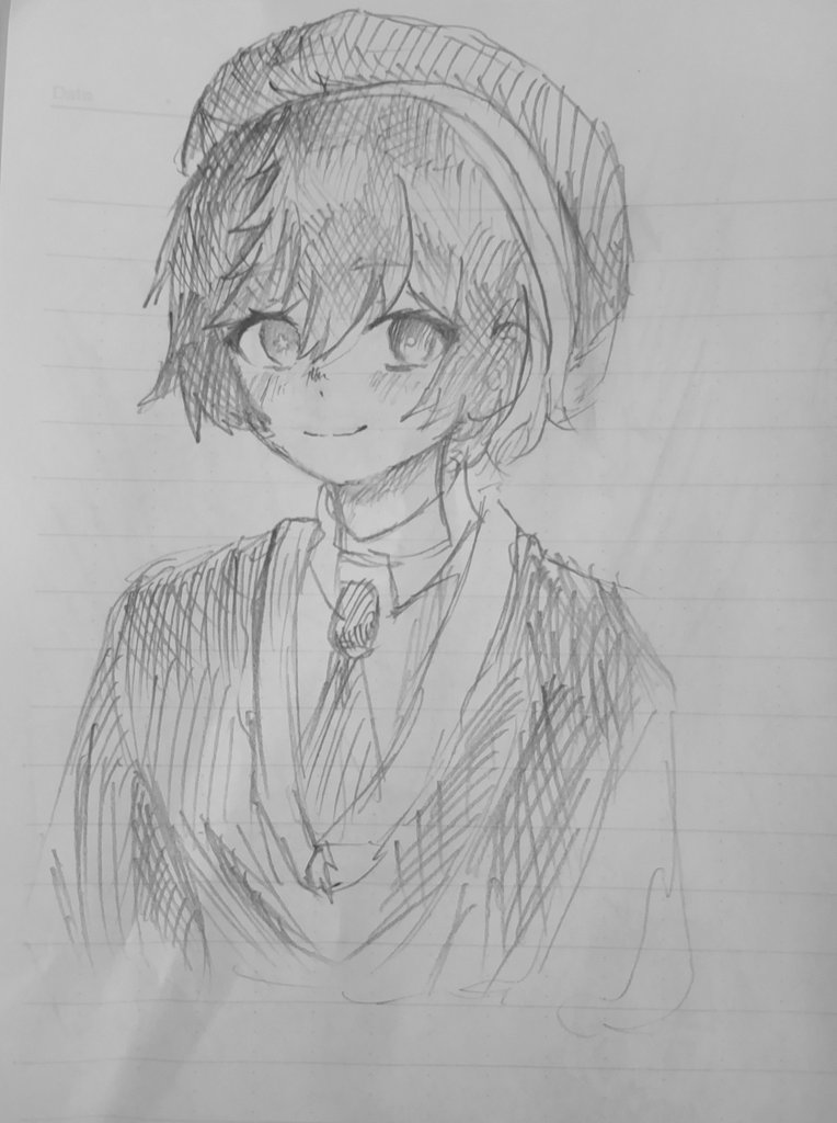 desho50's tweet photo. #BSD #Qちゃん #學スト 
學ストQちゃんあんまり描いたことなかったので…
原作よりタレ目気味でおっとりした感じがする https://t.co/pIGDPnEyUW