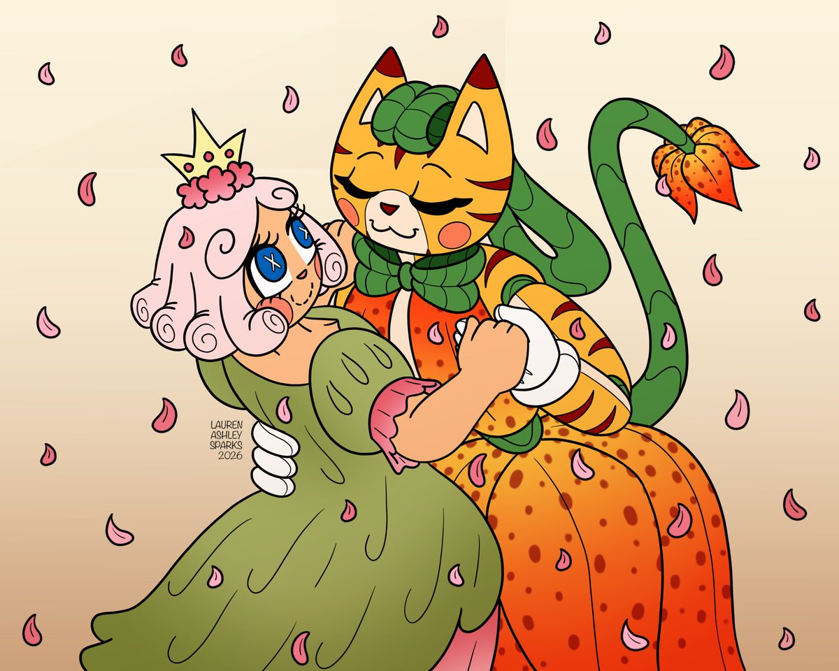 TilyTheToyger's tweet photo. A Wonderland Waltz with Josette and Toyger Lily! 🌸💃💃🌸

TADC Wonderland AU belongs to @Endomentendo!
Josette belongs to @he6rt_!

#TADC #TADCau #TADCoc #myart https://t.co/9d2ZlhK4U3
