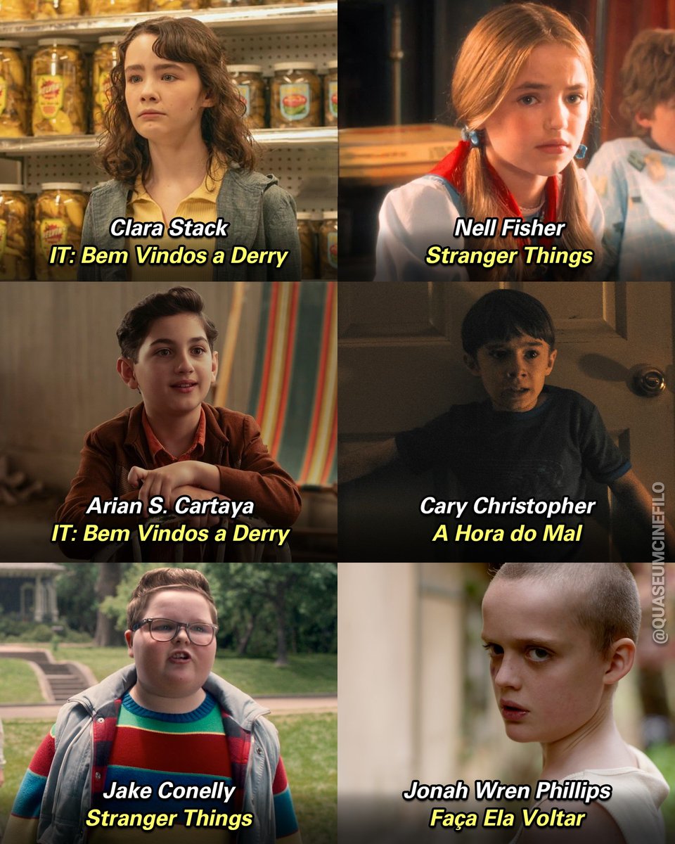 jlinzombie's tweet image. Melhores performances infantis no terror em 2025: