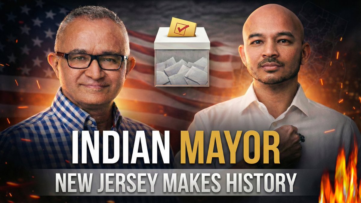 youtu.be/2-v4nN62Xh4 

History Made! First Indian American Mayor in New Jersey: Who is Pulkit Desai? 🇺🇸🇮🇳
#indianamerican #NewJersey #indianmayor