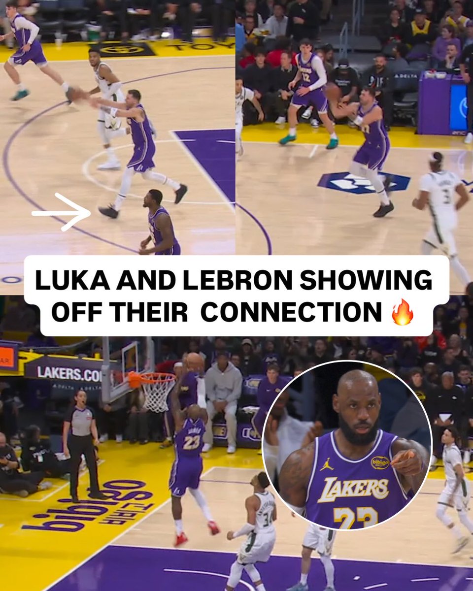 NBAIndia's tweet image. Luka to LeBron touchdown passes 🤯 

Watch them in action vs Bucks, LIVE &amp;amp; FREE in INDIA on YouTube/@NBA 📲

#YouTubeLive #NBALive