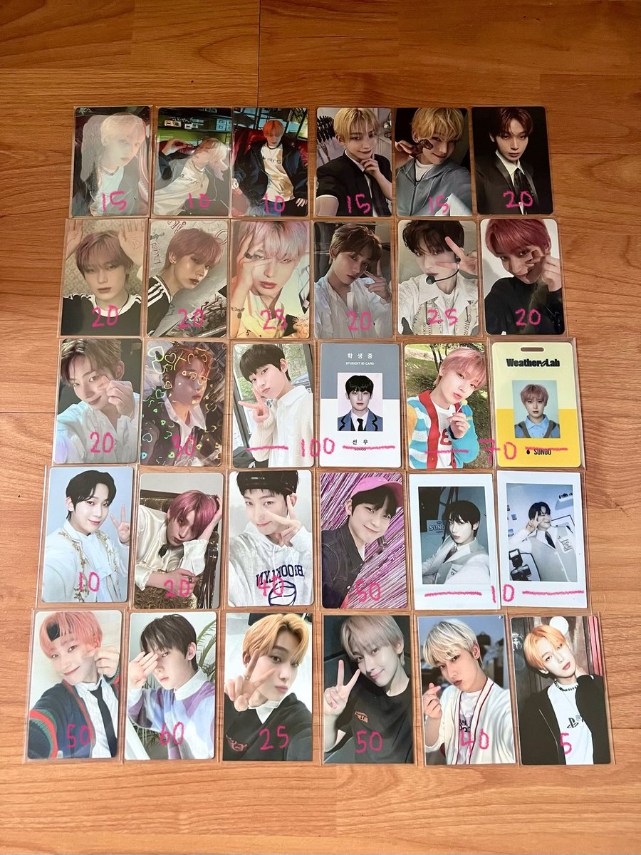 🇲🇾 wts enhypen sunoo pcs

prices in pic exclude postage 8wm/12em
can offer free postage to wm if take a lot
dm me if interested !

#pasarENHYPEN #pasarENHYPENmy