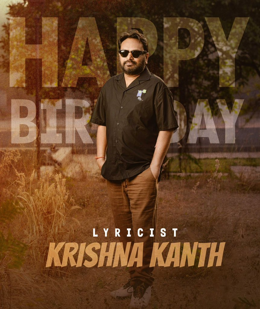 baraju_SuperHit's tweet image. Happy Birthday to Renowned Lyricist #KrishnaKanth @kk_lyricist 🎉

May your pen keep creating magic and memorable songs.

Have a wonderful year ahead ✨ 

#HBDKrishnaKanth
