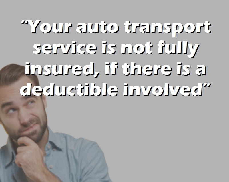 CarTransportGuy's tweet image. If there’s a deductible, your auto transport isn’t fully insured.
Always ask before booking. 🚗
#CarShipping #InsuranceTruth ⚠️