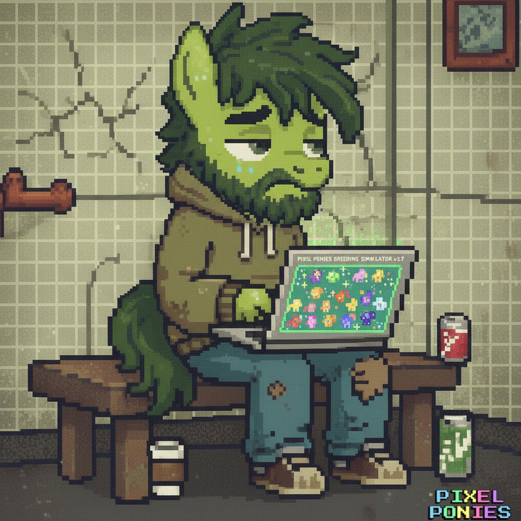 pxponies's tweet photo. [23/230]

Harlan got good at disassociating—eyes fixed on a crack in the wall, mind running breeding algorithms for Pixel Ponies or

Race Pixel Ponies today! https://t.co/gyCmHOyKtq

#web3 #onchain #pixelart #pixelgame #racinggame #disassociating #algorithms #breeding https://t.co/OP4FjV5kSk