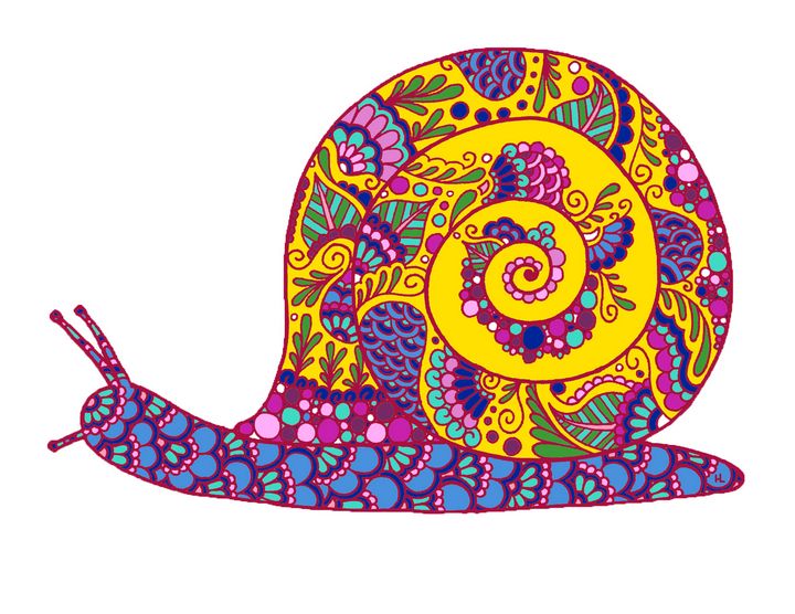hlesliedesign's tweet photo. Art of the Day! "Henna Snail". Buy at: https://t.co/u3wfheBhH5 https://t.co/Ed8J79oXbh