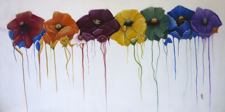 MichaelBreen15's tweet photo. Art of the Day! "Suspended Poppies". Buy at: https://t.co/KGfDf1YPKn https://t.co/BqzgLlRkMQ