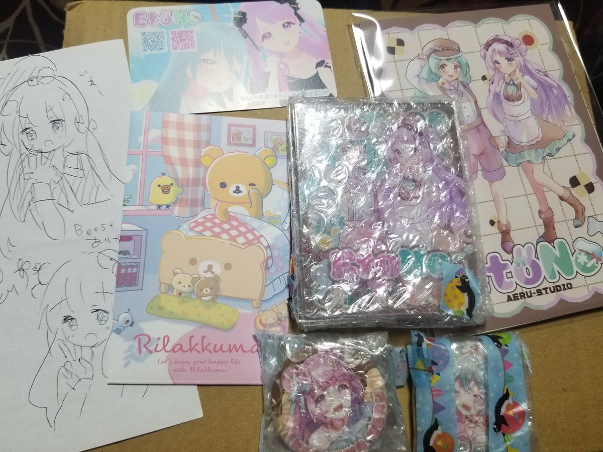 kogarashi0803's tweet photo. えと袋とアクリルカード届いた✨
サイン付きメアリー🦌そしていろいろかわいい〜
お手紙もありがとね〜!
#EtoNe https://t.co/YpRxdoK9Wb