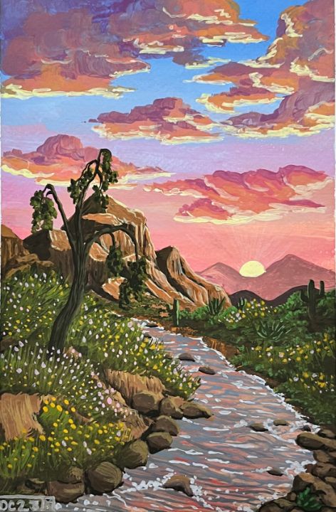 Art of the Day! "Oasis 2". Buy at: ArtPal.com/destindraws?i=…