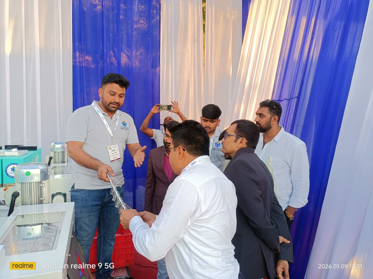 nanoPixISS's tweet photo. Day 1 at GCPA Expo, Udaipur, wrapped up with strong interest in our latest innovation—AccuSorter. Insightful discussions on grading accuracy &amp; consistency sparked meaningful connections across the cashew value chain. Excited for more interactions. 
#CashewGrading #MadeInIndia https://t.co/GXqh3inf8g