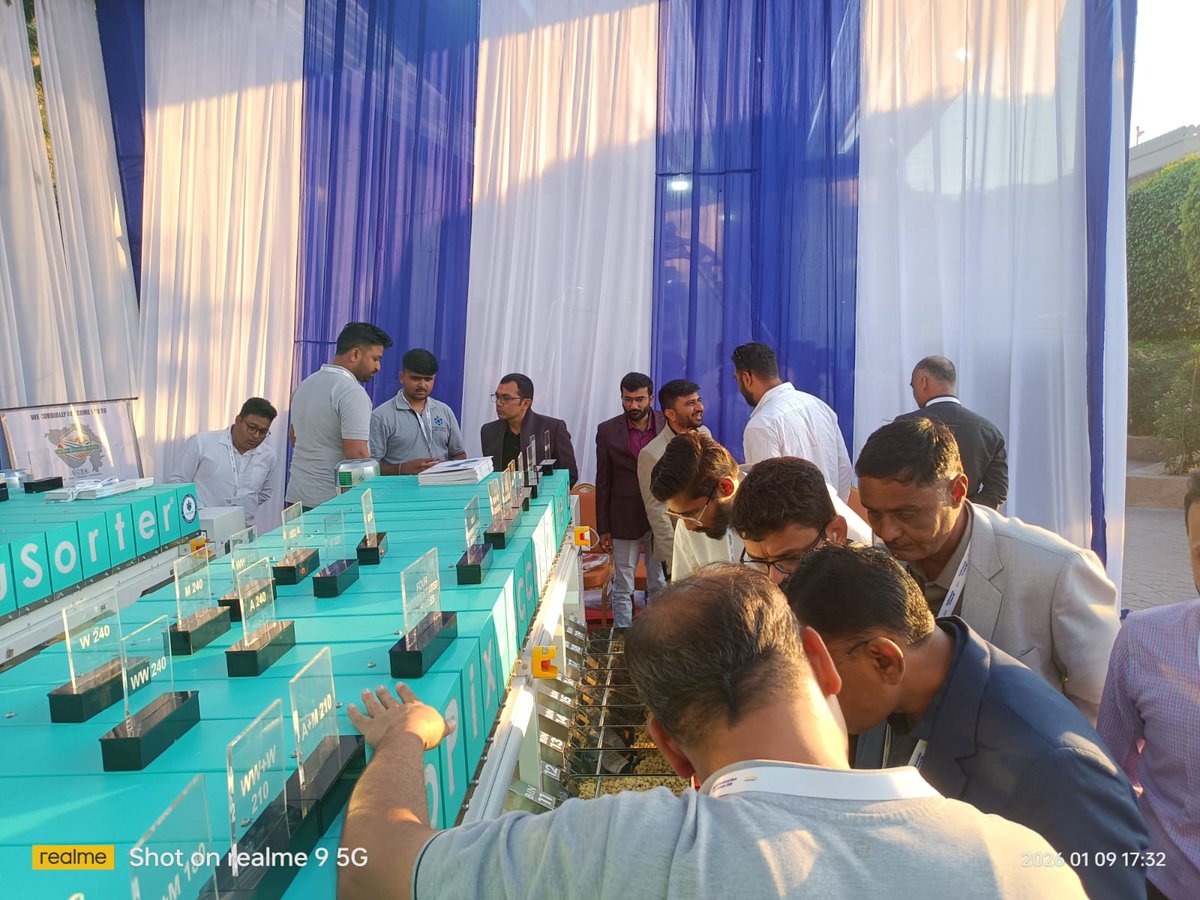 nanoPixISS's tweet photo. Day 1 at GCPA Expo, Udaipur, wrapped up with strong interest in our latest innovation—AccuSorter. Insightful discussions on grading accuracy &amp; consistency sparked meaningful connections across the cashew value chain. Excited for more interactions. 
#CashewGrading #MadeInIndia https://t.co/GXqh3inf8g