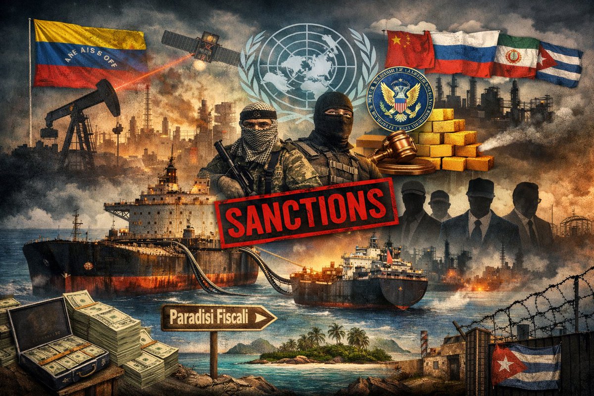 Veleno_Q_B's tweet photo. Il saccheggio silenzioso del petrolio venezuelano (Parte II)

Dossier investigativo avanzato su reti opache, sanzioni aggirate e flussi finanziari paralleli

https://t.co/z1KL7YRe5N

#Venezuela #PetrolioVenezuelano #PDVSA #SaccheggioDelleRisorse #ShadowFleet #FlottaOmbra #Sanzioni #OFAC #NazioniUnite #ElusioneSanzioni #GeopoliticaEnergetica #FinanzaParallela #RetiOpache #SocietàSchermo #ParadisiFiscali #OilSwaps #BlendingPetrolio #ShipToShip #AIS #DebitoRisorse #CinaVenezuela #RussiaVenezuela #IranVenezuela #CubaVenezuela #DossierInvestigativo #ColonialismoFinanziario #DepredazioneFinanziaria #DirittoInternazionale