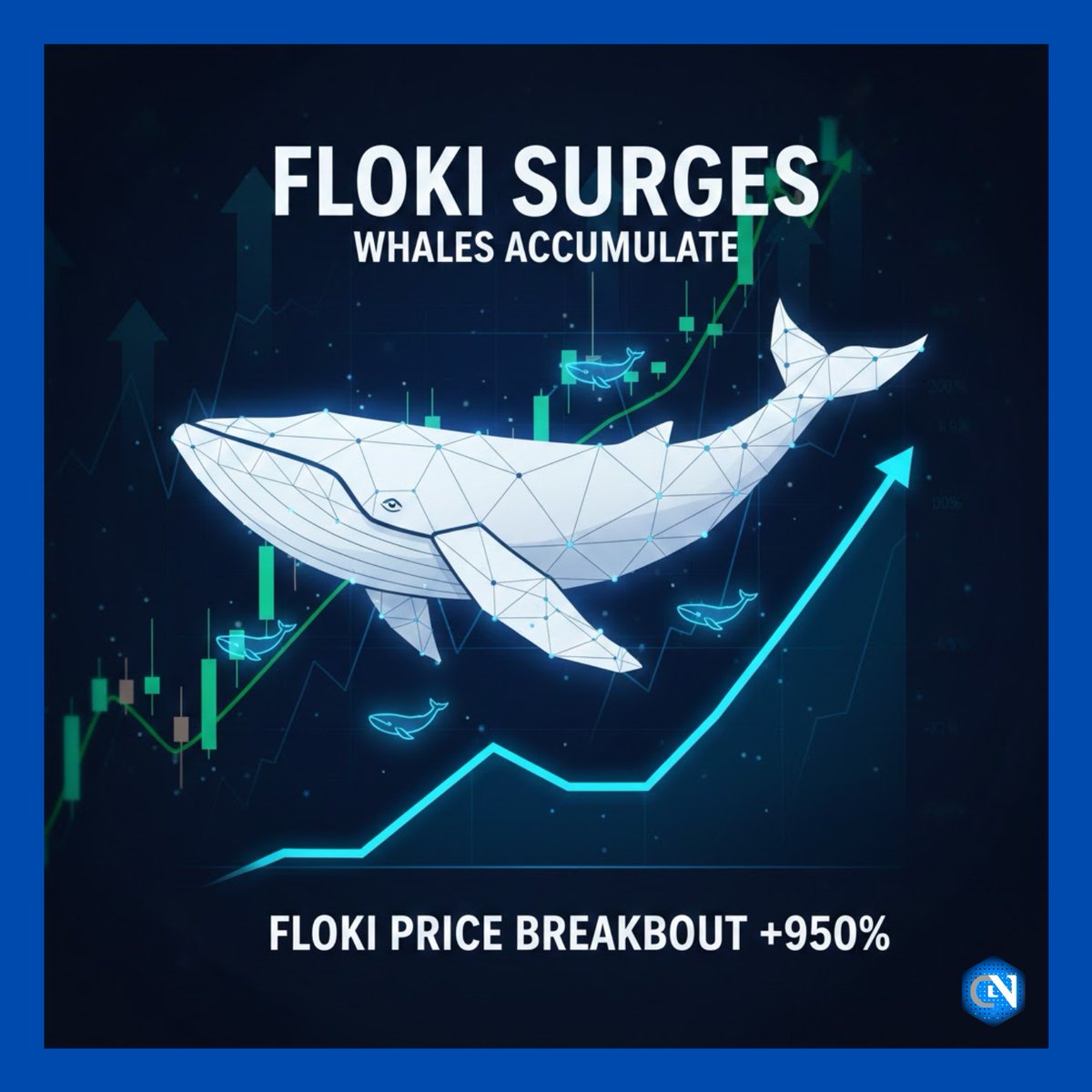 📈 FLOKI Price Prediction Heats Up A staggering 950% surge follows  aggressive whale accumulation, signaling renewed market confidence in FLOKI.  All eyes are now on what comes next. #CryptoNews #FLOKI #OnChainData  #Altcoins #