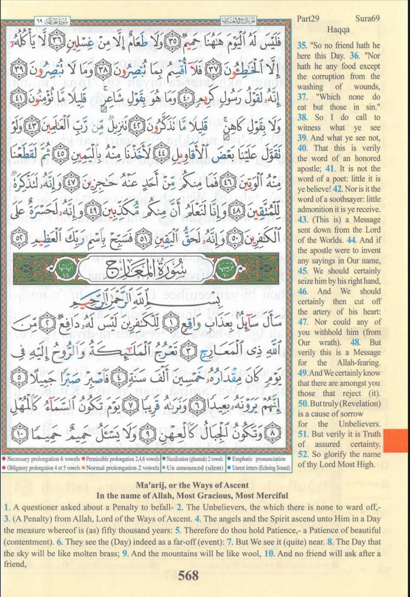 IdrisAOni1's tweet photo. Pages of the Glorious Qur'ān today, Saturday 10/1/26 (20 Rajab 1447AH), Sūrah al-Ḥāqqah (69): 26-52 and al-Ma'ārij (70): 1-40, tafakkur verse 70: 35

Theme: Attributes of the People of Jannah

{أُو۟لَـٰۤىِٕكَ فِی جَنَّـٰتࣲ مُّكۡرَمُونَ}

They will be in gardens, honored.

LESSONS:
The phrase “They will be in gardens, honored” (Qur’ān 70:35, Surah al-Ma‘ārij) comes after a powerful list of qualities describing the people of Jannah (70:22–34). From these verses, we can distill the following lessons/attributes for the people of Jannah:

1: Consistency in Ṣalāh

The people of Jannah are constant and mindful in prayer:

“Except those devoted to prayer – those who remain constant in their prayers” (70:22–23). Their ṣalāh is not occasional or conditional; it is a lifelong commitment that disciplines the soul and connects them to Allah at all times.

2: Social Responsibility and Compassion

They recognize the rights of others in their wealth:

“And those within whose wealth is a known right for the beggar and the deprived” (70:24–25). Jannah is promised to those who combine worship with mercy, generosity, and concern for the less privileged.

3: Strong Faith in the Hereafter

They possess certainty in accountability:

“And those who believe in the Day of Recompense and fear the punishment of their Lord” (70:26–28). This awareness restrains them from sin and motivates sincerity, humility, and righteous action.

4: Moral Discipline and Chastity

They guard their desires and honor:

“And those who guard their chastity…” (70:29–31). Self-control, lawful relationships, and moral restraint are hallmarks of the people of Jannah.

5: Trustworthiness and Integrity

They uphold amānah and truth:

“And those who are faithful to their trusts and promises, and those who stand firm in their testimonies” (70:32–33). Honesty, reliability, and justice in word and action elevate a believer’s rank with Allah.

These qualities culminate in Allah’s promise:

“Those will be in gardens, honored.” (70:35)

Jannah is not attained by claims, but by character, consistency, and consciousness of Allah. 

May Allah grant us Jannah and protect us from Jahannam. Āmīn.