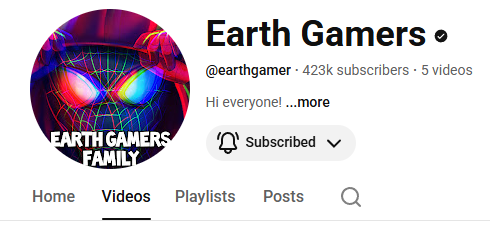 EarthGamersYT's tweet photo. @CrazyMtch42 @YouTube @YouTubeCreators @YouTubeGaming My channel was demonetized for " Harmful content involving minors" wrongfully by your AI moderation systems. Many channels have received their monetization back. Please help to do a human review on my channel as well. https://t.co/fyHltMq6PA