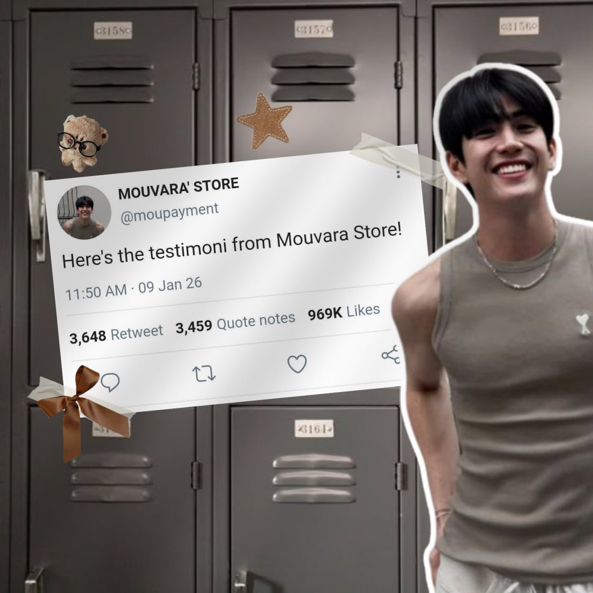 MOU` | 300+ testi tweet media