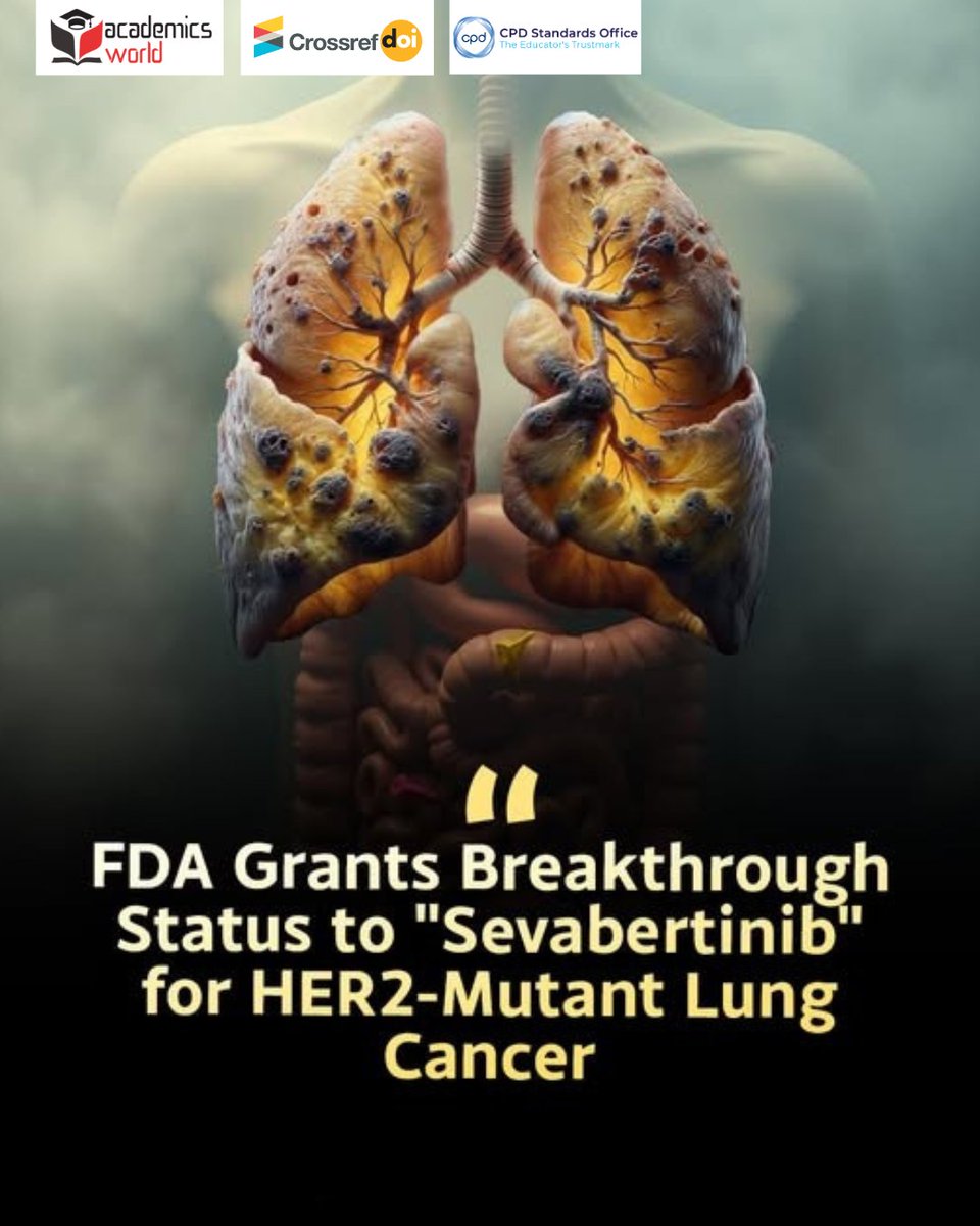 “Undruggable” Cancer Breakthrough! 🎯
Sevabertinib targets mutations chemo can’t, offering new hope. FDA fast-tracked approval marks progress in precision medicine.
🔗academicsworld.org/academicsworld…
For conference queries:
📧:info@academicsworld.org
#ACADEMICSWORLD #CancerResearch