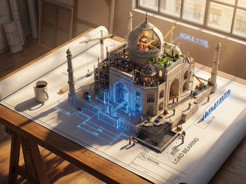 Galata Kulesi

Epic 3D scene: a massive architectural blueprint of [BUILDING/STRUCTURE] pinned to a 