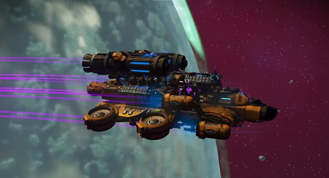 FolfRonan's tweet photo. @RayReynoldsNMS @NoMansSky Neat! But does yours run on ✨️Crystals✨️? https://t.co/e0qQ9sGqKm