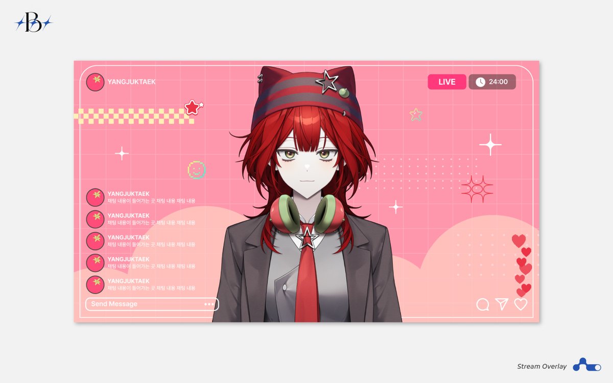 Studio_Bi1's tweet photo. 【Work】
Vtuber Stream overlay Design
( Vtuber : @ Yangjuktaek )

'양죽택'님의 방송화면 디자인 작업했습니다.
'Yangjuktaek'さんの配信画面を作業しました https://t.co/aLlmxcN9cl