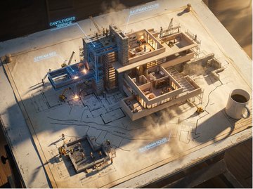 Galata Kulesi

Epic 3D scene: a massive architectural blueprint of [BUILDING/STRUCTURE] pinned to a 