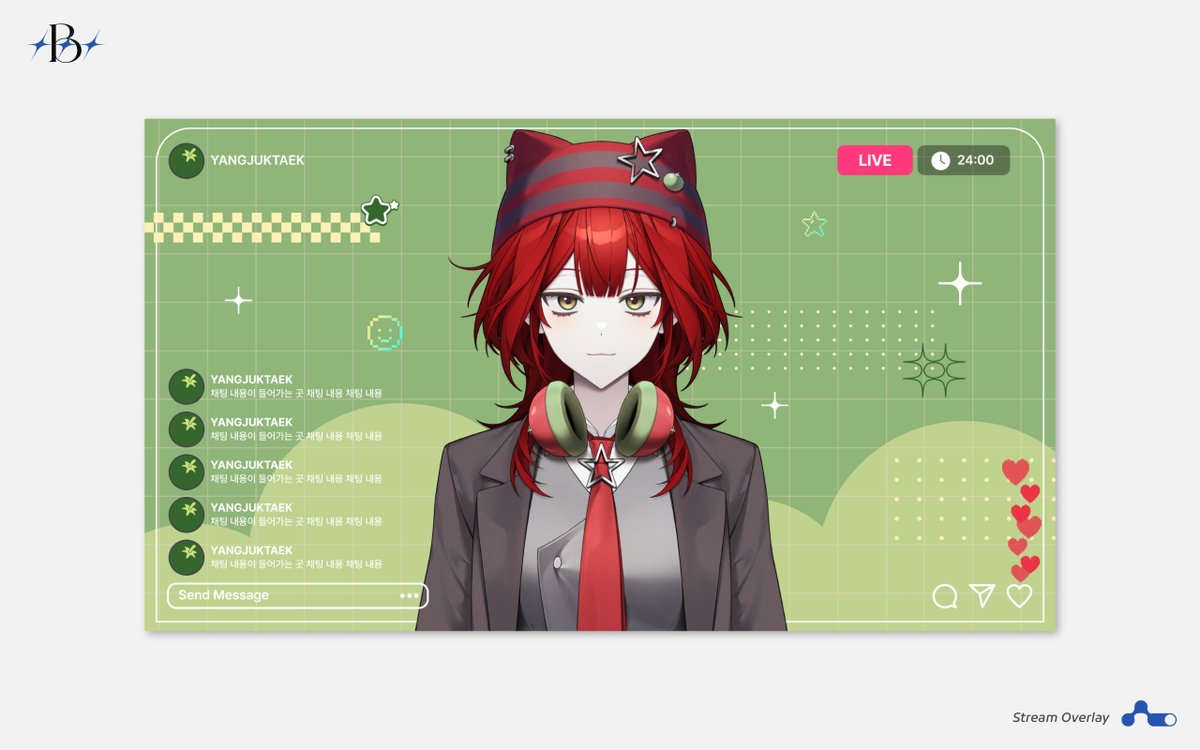 Studio_Bi1's tweet photo. 【Work】
Vtuber Stream overlay Design
( Vtuber : @ Yangjuktaek )

'양죽택'님의 방송화면 디자인 작업했습니다.
'Yangjuktaek'さんの配信画面を作業しました https://t.co/aLlmxcN9cl