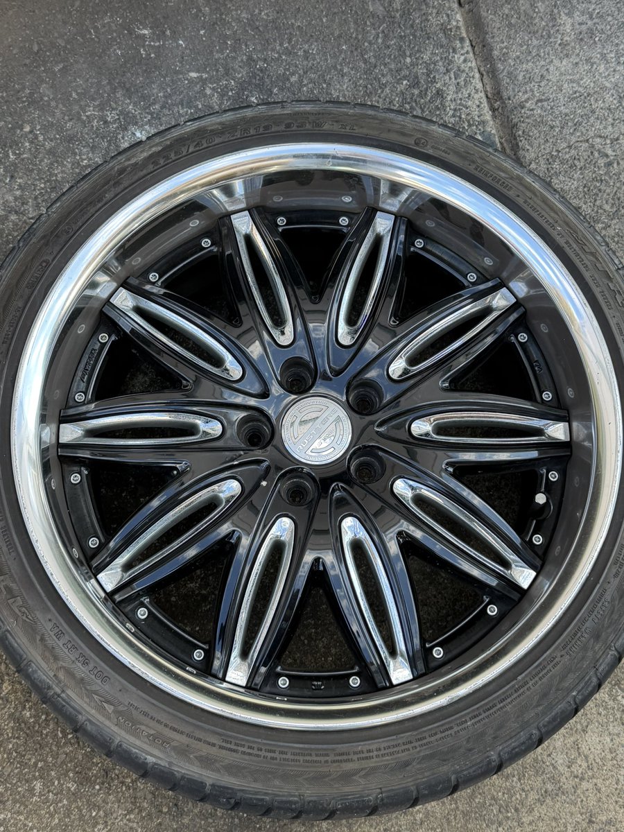 work ラスターレ19インチ 8.0J2本 9.0J2本の4本セット 近いうちに放出するけど誰かいる人おるかな🤔 WORK ラスターレ 19