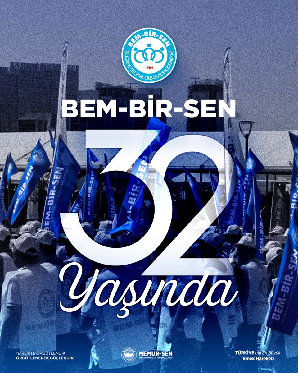 Emek Mücadelesinde Nice Yıllara Bem-Bir-Sen

Hak, emek ve adalet mücadelesinin yerelden yükselen güçlü sesi olan Bem-Bir-Sen’in kuruluş yıldönümünü tebrik ediyorum.

Belediye ve yerel yönetim emekçilerinin alın terini ve onurunu kararlılıkla savunan, kazanımlar üreten