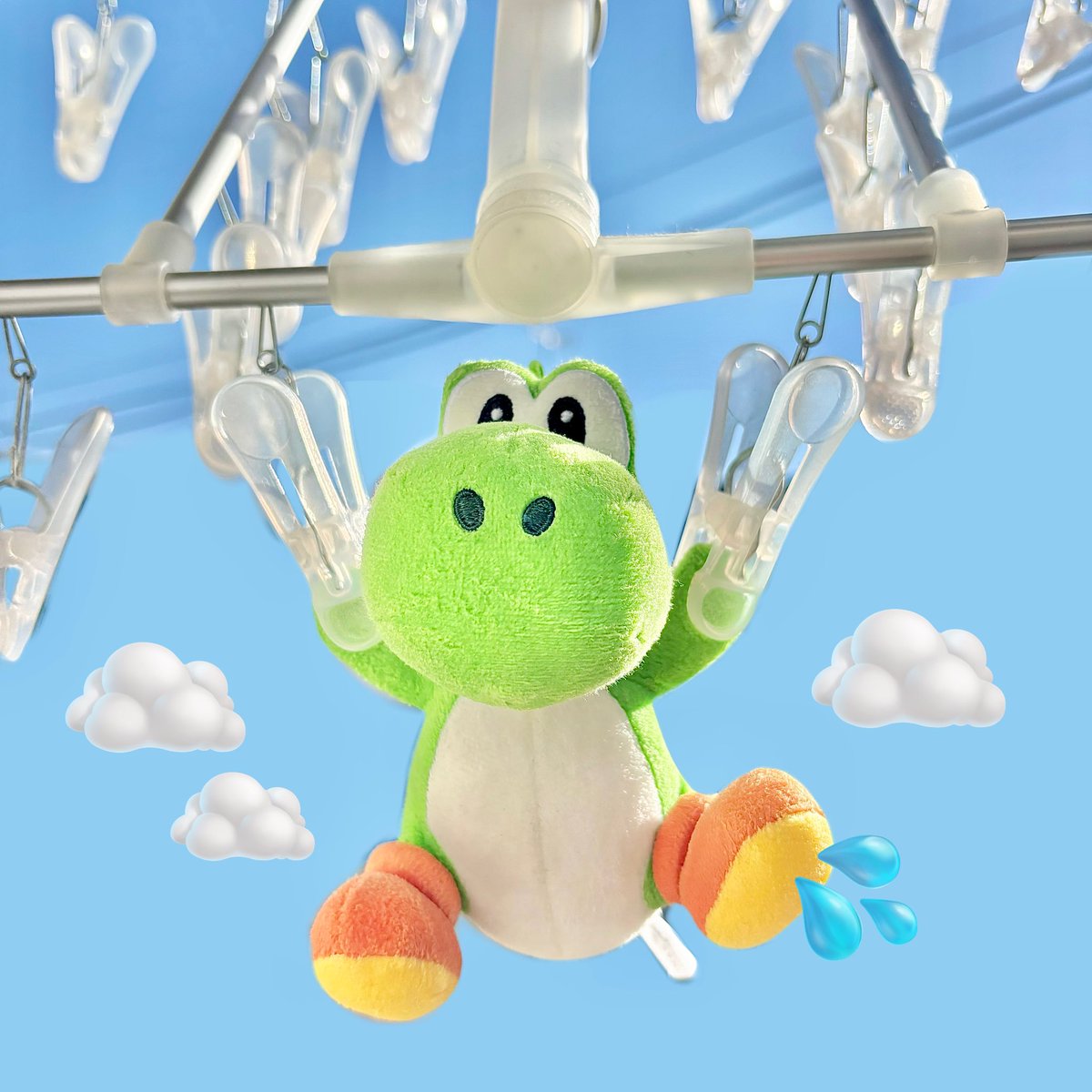 空飛ぶヨッシー🦖🧺🔆
