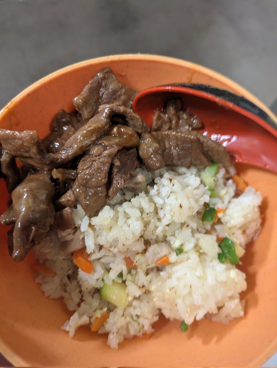 imsnoyipee's tweet photo. day 6 
Made some chicken fried rice and also had meatballs at IKEA later in the day I forgot to take a picture, not that bad not that good today https://t.co/3g1pQQJNDG