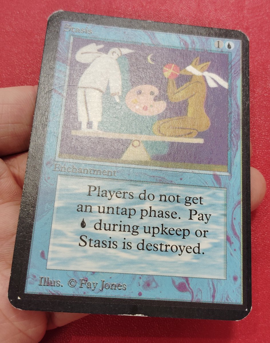 MTG 停滞 英語版￼ 079)《停滞域/Stasis Field》[MOM] 青C |