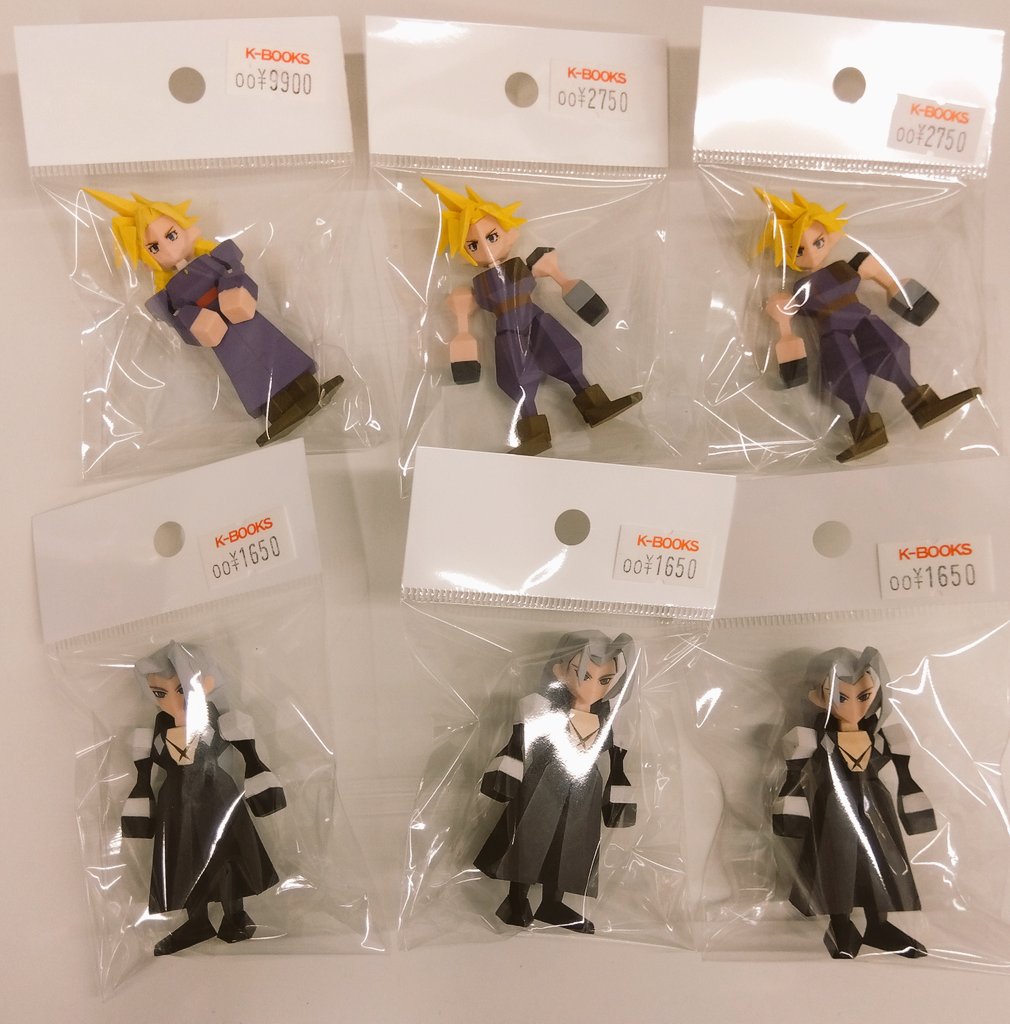 入荷情報】 FF7 クラウド セフィロス ポリゴン フィギュア セフィロス